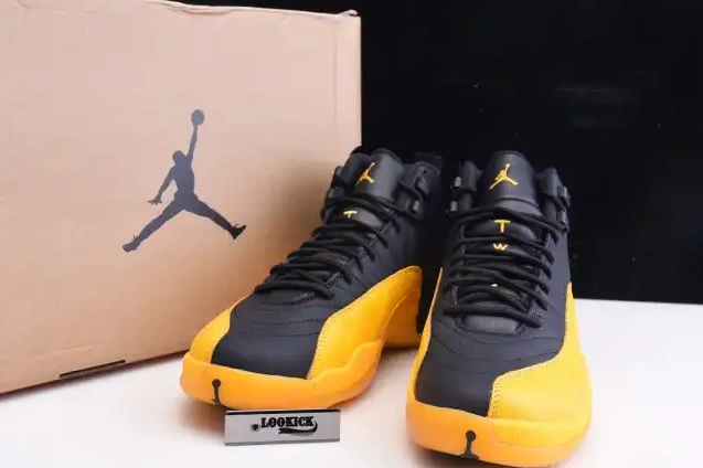 Bmlin Shoes 130690-070 University Retro Black Jordan Air 12 Gold 0508